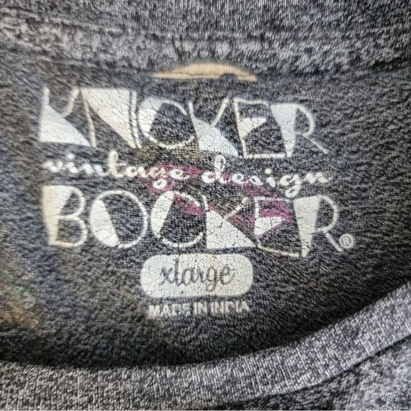 UNISEX  KNICKER BOCKER DONUTS CHARCOAL MARBLE T-SHIRT SIZE XL - Picture 6 of 12